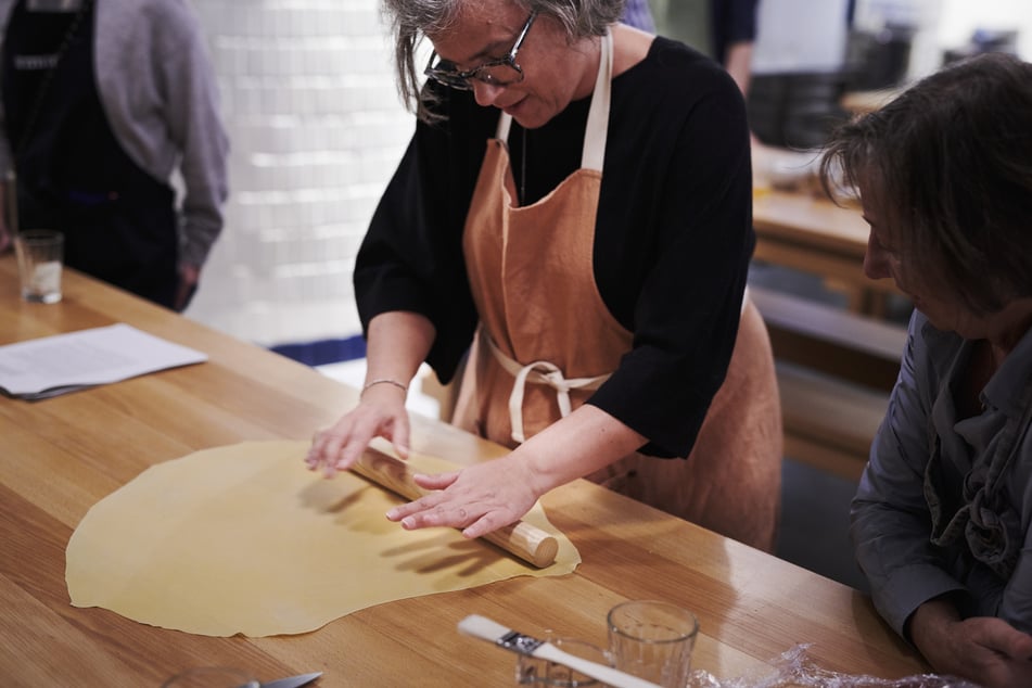 Anna Pearson Rotolo Teig rollen Pistor Blog Inspiration Pasta machen