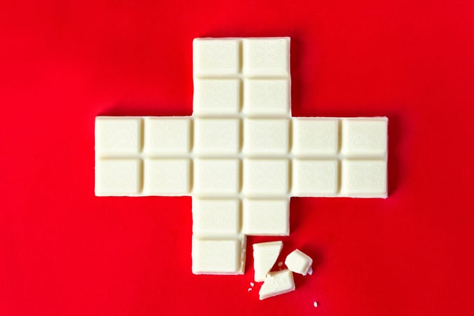 Schokoladefakten schweizerkreuz