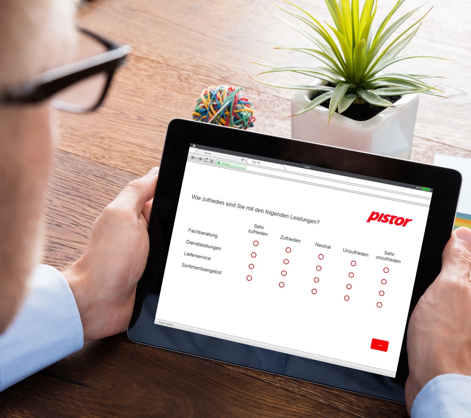 Pistor Kundenpanel Registrieren