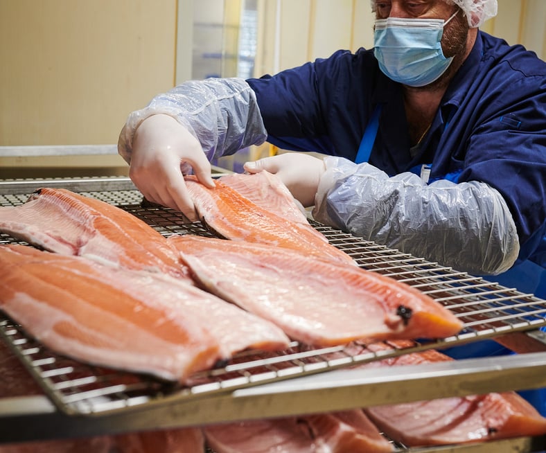 Swiss Lachs Lostallo Lachs räuchern 3