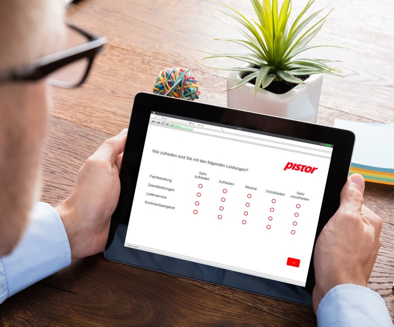 Pistor Kundenpanel Registrieren