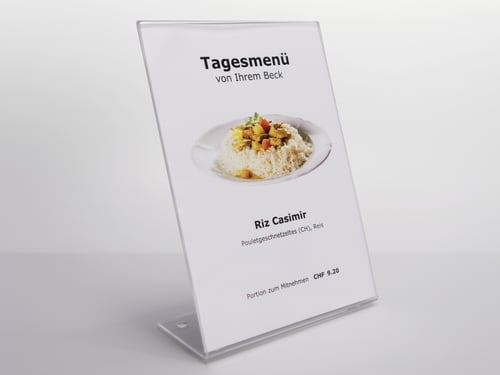 Gastro Beck Thekensteller Tagesmenu